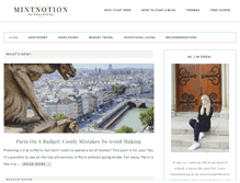 Tablet Screenshot of mintnotion.com